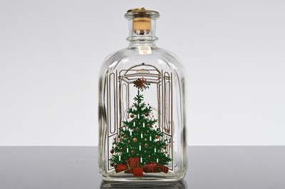 Lot 123 - A set of four Holmegaard Christmas decanters