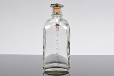 Lot 123 - A set of four Holmegaard Christmas decanters