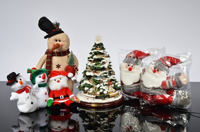 Lot 141 - A collection of Christmas themed items