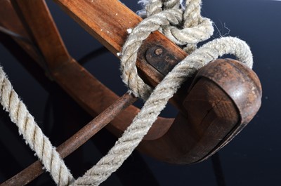 Lot 144 - Davos wooden sledge