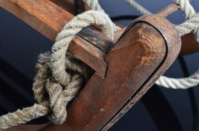 Lot 144 - Davos wooden sledge