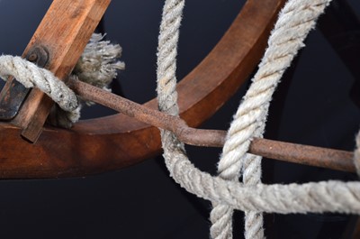 Lot 144 - Davos wooden sledge