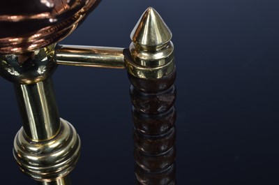 Lot 145 - A set of Copper and Brass Candlesticks