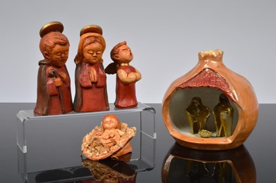 Lot 150 - A collection of four Nativity scenes