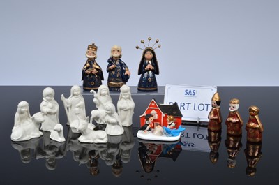 Lot 151 - A collection of five Nativity scenes from around the world
