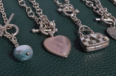 Lot 161 - Five Sterling sliver bracelets