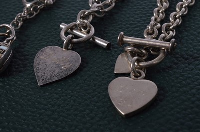 Lot 161 - Five Sterling sliver bracelets
