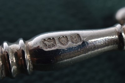 Lot 162 - Two Victorian Silver knife rests