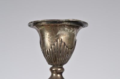 Lot 167 - A pair of Silver candlesticks