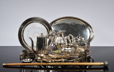Lot 168 - A large collection of Silver and silver plated items