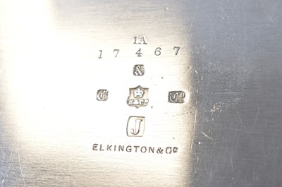 Lot 174 - A set of Silver plate items