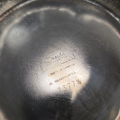 Lot 175 - Oneida Silver Plate Victorian Style Four Piece Tea Set with Tray