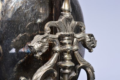 Lot 180 - A Victorian silver plated Biscuit box