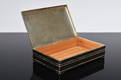 Lot 186 - Two silver plated boxes