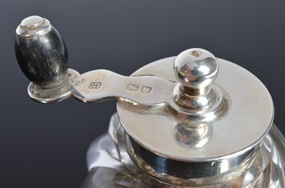 Lot 189 - A silver peppermill