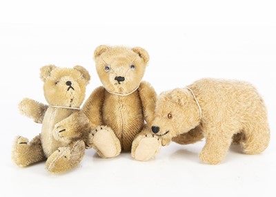 Lot 501 - Two small post-war Hermann Teddy Bears