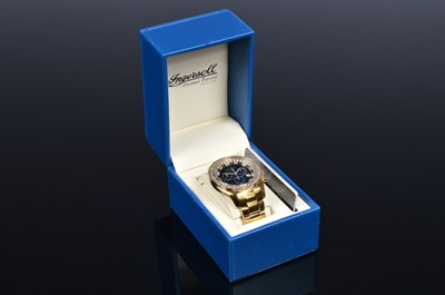 Lot 223 - A men's Ingersoll Chronograph watch with Diamond set bezel