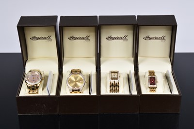 Lot 227 - A collection of four Ingersoll watches from the Gems collection