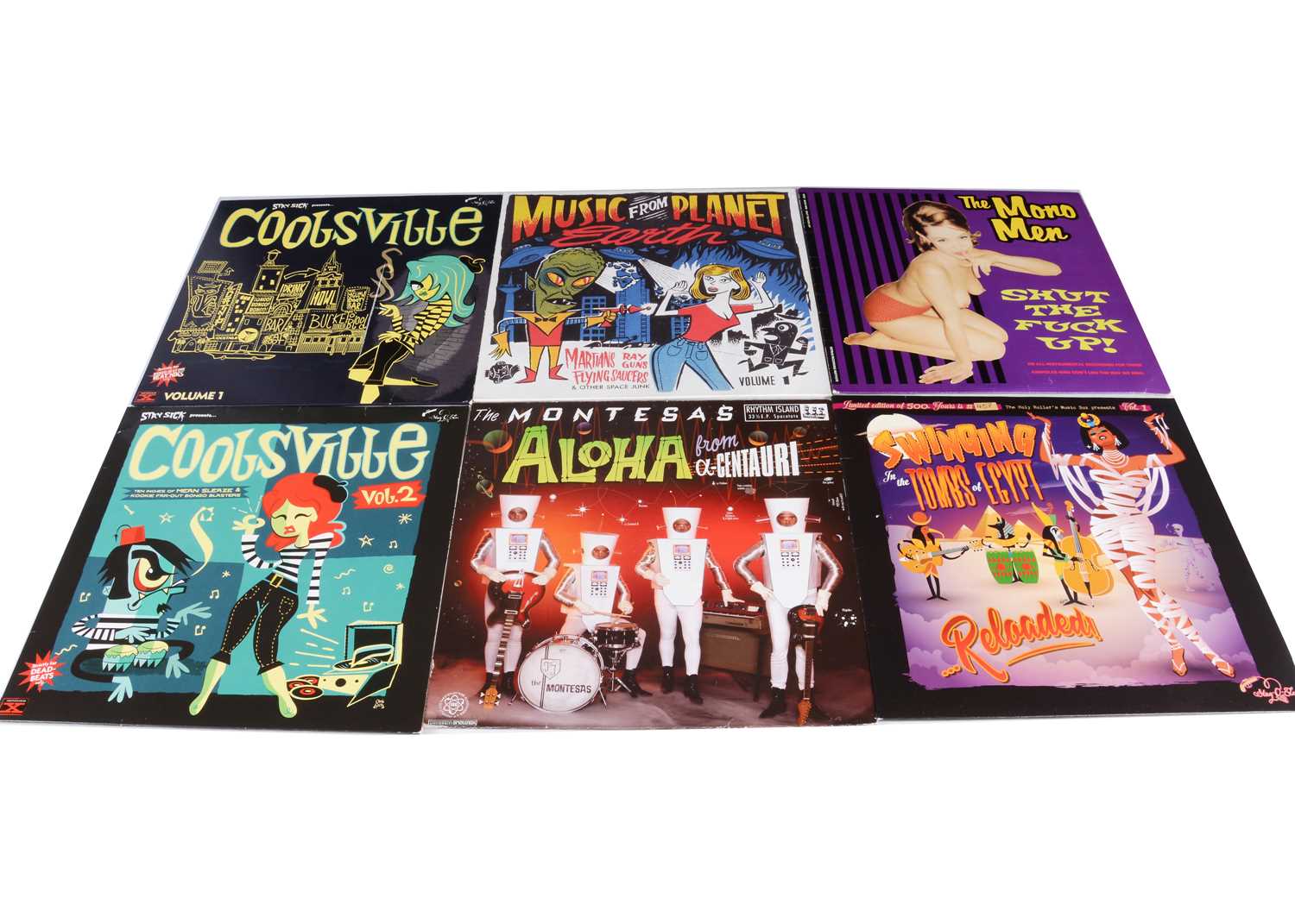 Lot 19 - Rockabilly / Surf  / Exotica 10" LPs