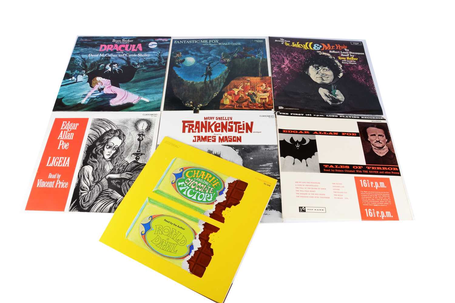 Lot 57 - Spoken Word / Horror / Fantasy LPs