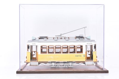 Lot 1020 - A large-scale kit-built non-powered Lisbon Tram Model