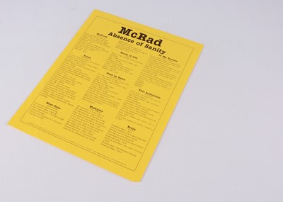 Lot 92 - McRad LP
