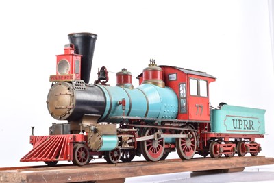 Lot 1024 - A 3½" Gauge Live Steam Coal-fired 'Virginia' 4-4-0 Locomotive and bogie Tender