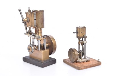 Lot 1025 - Two small Stationary Steam Engines