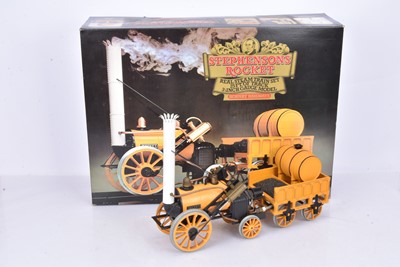 Lot 1038 - Hornby G100 3.5'' Gauge Live Steam Stephenson's Rocket and Track