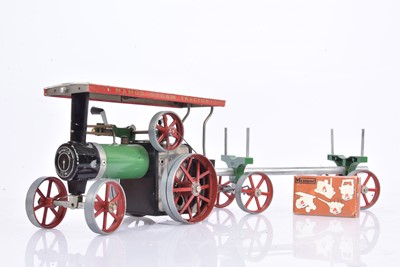 Lot 1061 - Mamod Live Steam TE1A Traction Engine and Trailer