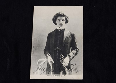Lot 335 - Jan Kubelik / Signature