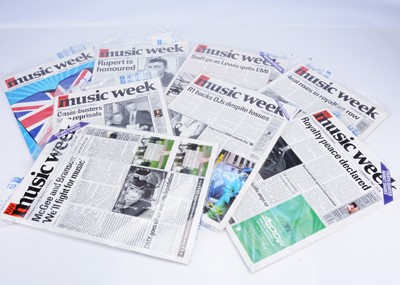 Lot 349 - Music Week Magazines