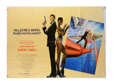 Lot 362 - A View To A Kill (1985) / James Bond Quad Poster