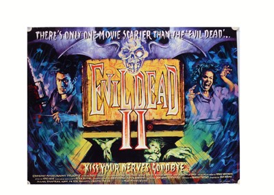 Lot 370 - Evil Dead II (1987) UK Quad Poster