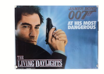 Lot 374 - The Living Daylights (1987) / James Bond Quad Poster