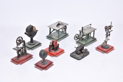 Lot 1067 - Live Steam driven Electric Motors and Tools by Marklin CT and other manufacturers