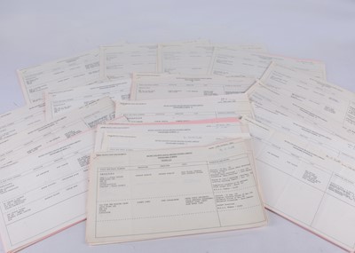 Lot 420 - MGM / Elstree Studios Shooting Schedules