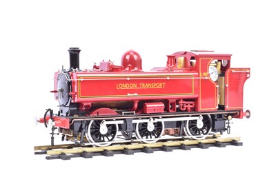 Lot 1076 - An Aster kitbuilt Gauge 1 Live Steam London Transport red Class 5700  L90 Pannier Tank