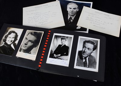 Lot 453 - Actor / Ballet autographs