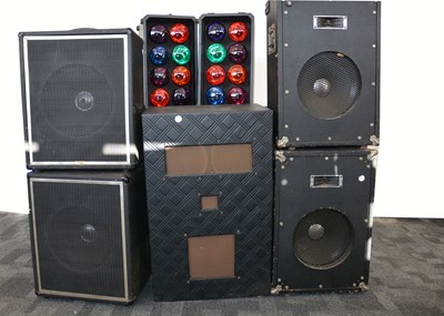 Lot 485 - Speakers / Cobolt Blue Light Box