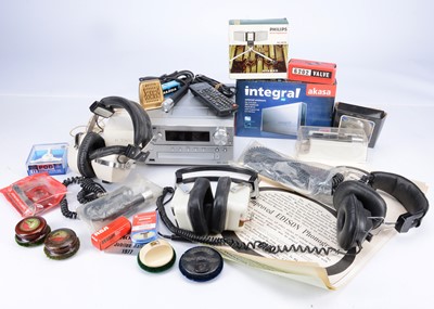 Lot 513 - iPod Dock / Microphones / HMV Record Cleaners