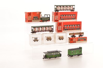 Lot 4 - Playcraft Egger-Bahn Jouef boxed 009 Locomotive and Passenger and Goods Rolling Stock (9)