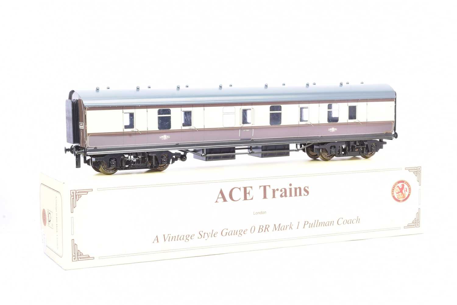 Lot 6 - ACE Trains 0 Gauge BR WR chocolate and brown Mk1 Brake Coach