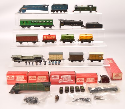 Lot 96 - Hornby-Dublo 00 Gauge 2 and 3-Rail Spares and Accessories including Locomotive bodies 3-Rail Trucks (qty)