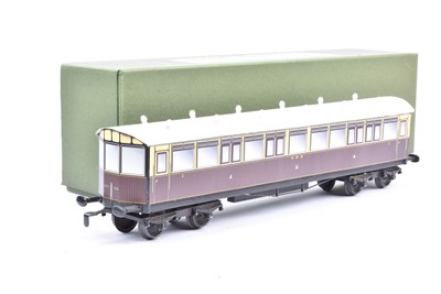 Lot 11 - Mr Cat (Cyril Kennett) 0 Gauge GWR chocolate and cream Auto Trailer No 38 Diagram N 1906