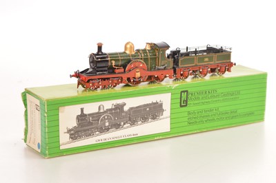Lot 124 - Premier Kits ML Models and Leisure Castings Ltd 00 Gauge kitbuilt GWR green Dean Single Class 3047 'Lorna Doone' Engine and Tender