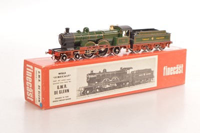 Lot 127 - Will's Finecast 00 Gauge kitbuilt GWR green De Glenn 4-4-2 105 'President' Locomotive and Tender