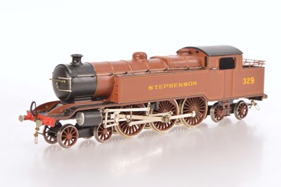 Lot 133 - Langley Miniature Models 00 Gauge kitbuilt LBSC umber Class L Baltic Tank body on Hornby A3 chassis