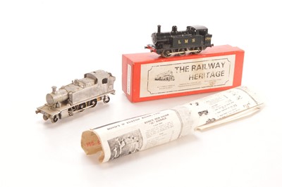 Lot 142 - Bonds of Euston LMS black Standard 0-6-0 Tank Locomotive and K's kitbuilt unpainted 2-6-2 Tank Locomotive (2)