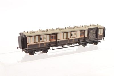 Lot 143 - The following 79 Lots are from The Pierce Carlson Collection Scratchbuilt EM Gauge LNWR 8 -wheel bogie Mail Coach No 35